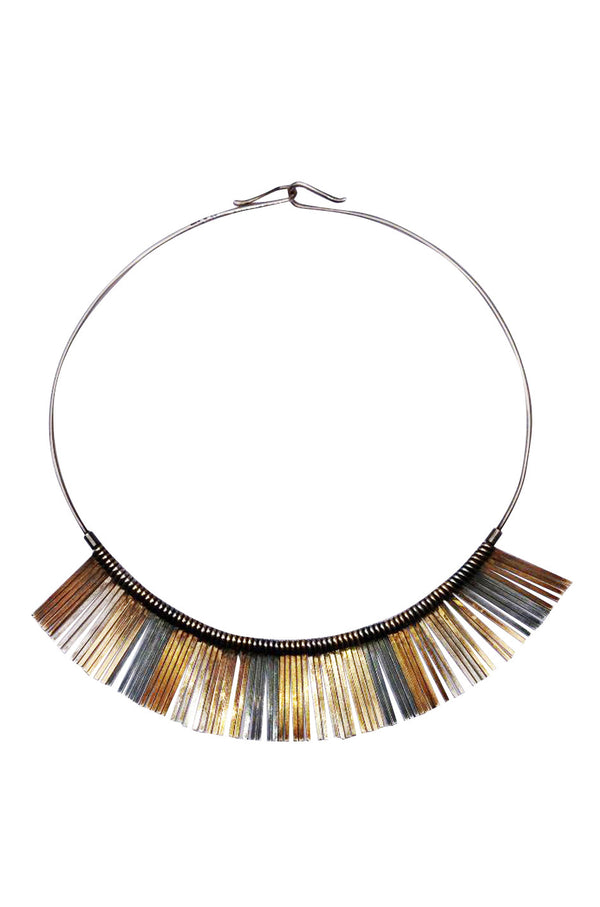 1970s Fringe Anton Michelson Sterling Collar