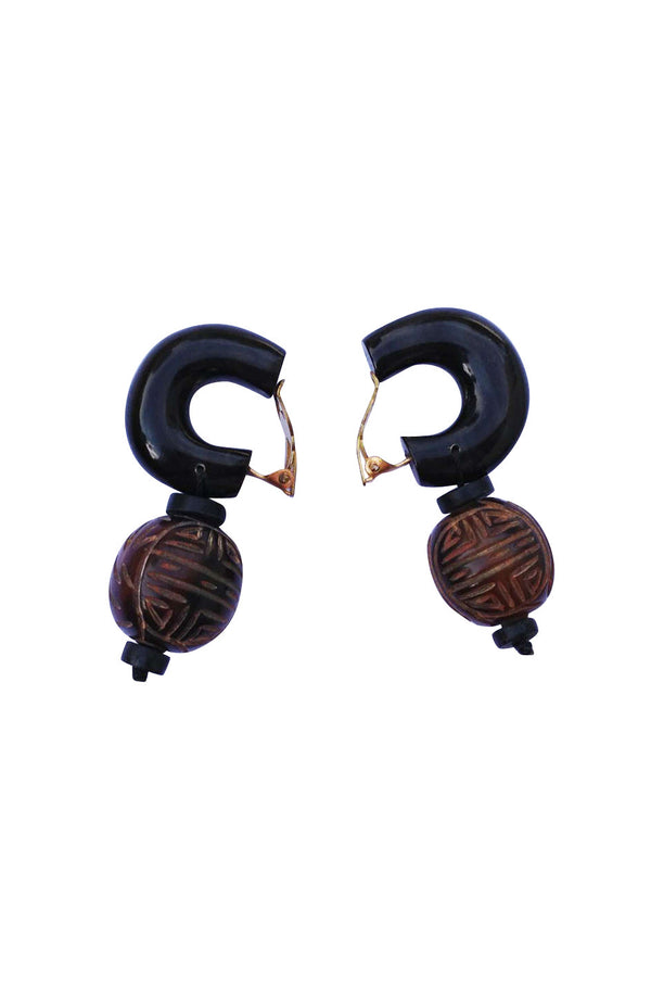 1970s Yves Saint Laurent Ear Clips