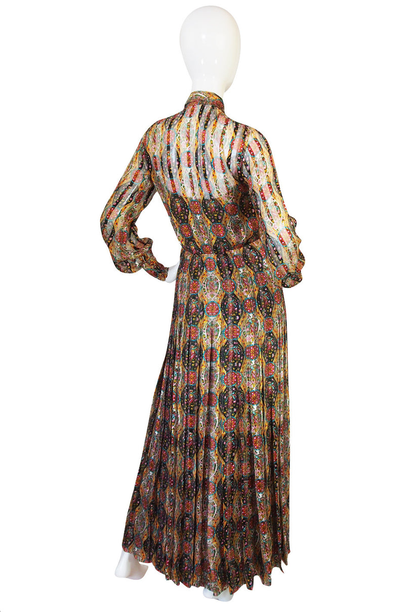 1974 True Haute Couture Chanel Silk Chiffon Dress – Shrimpton Couture