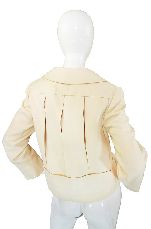 1960s Pauline Trigere Box Pleat Jacket