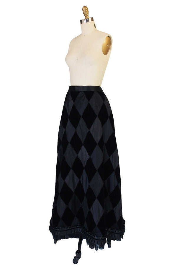 c1980 XL Yves Saint Laurent Ball Gown Skirt