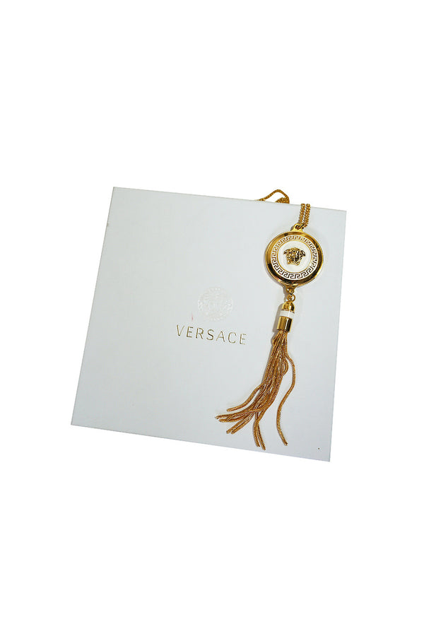 Versace Medusa Medallion Chain Necklace