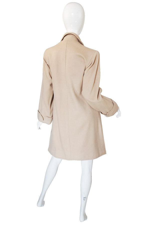 1970s Yves Saint Laurent Cream Coat