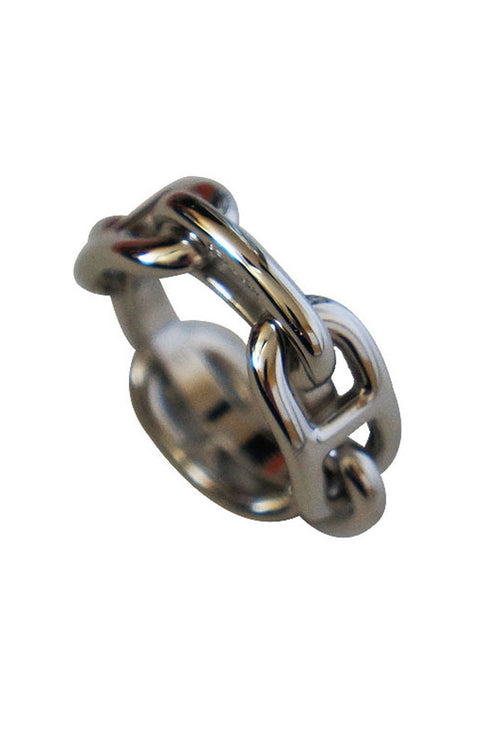 Hermes Palladium Regate Scarf Ring