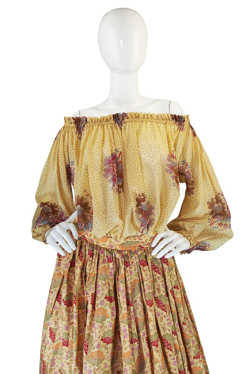 Early 1970s Lanvin Paris Skirt & Top or Dress – Shrimpton Couture