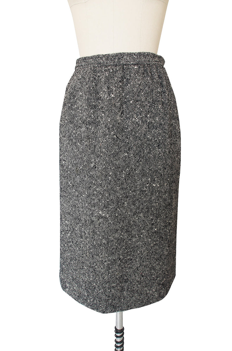 1980s Yves Saint Laurent Tweed Skirt