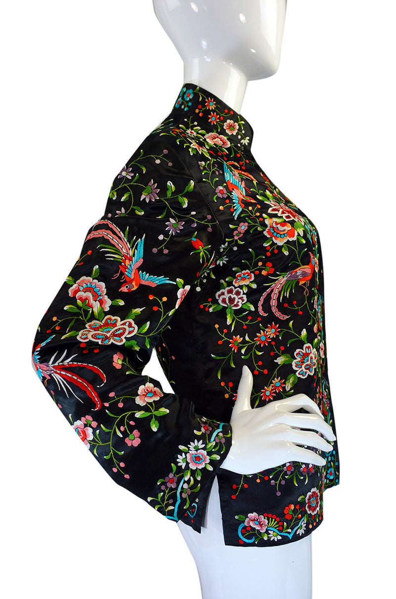 1930s Embroidered Silk Asian Jacket – Shrimpton Couture