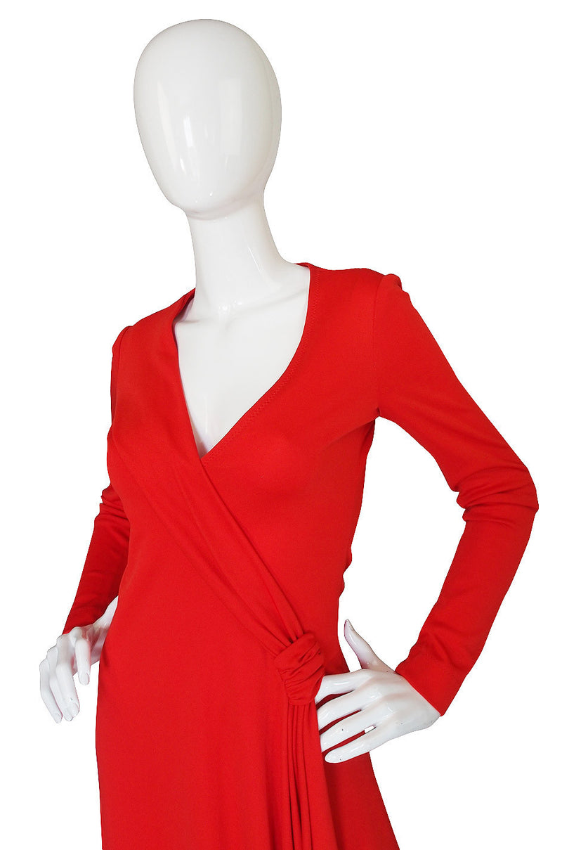 1970s Stephen Burrows Red Jersey Dress – Shrimpton Couture