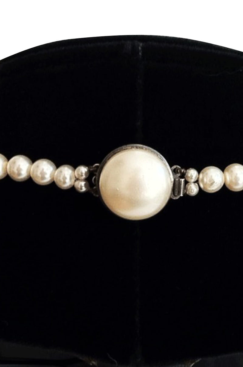 Vintage 1950's Louis Rousselet Paris Glass Necklace Bracelet