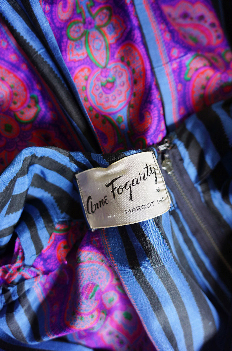 1950s Amazing Anne Fogarty Silk Dress – Shrimpton Couture