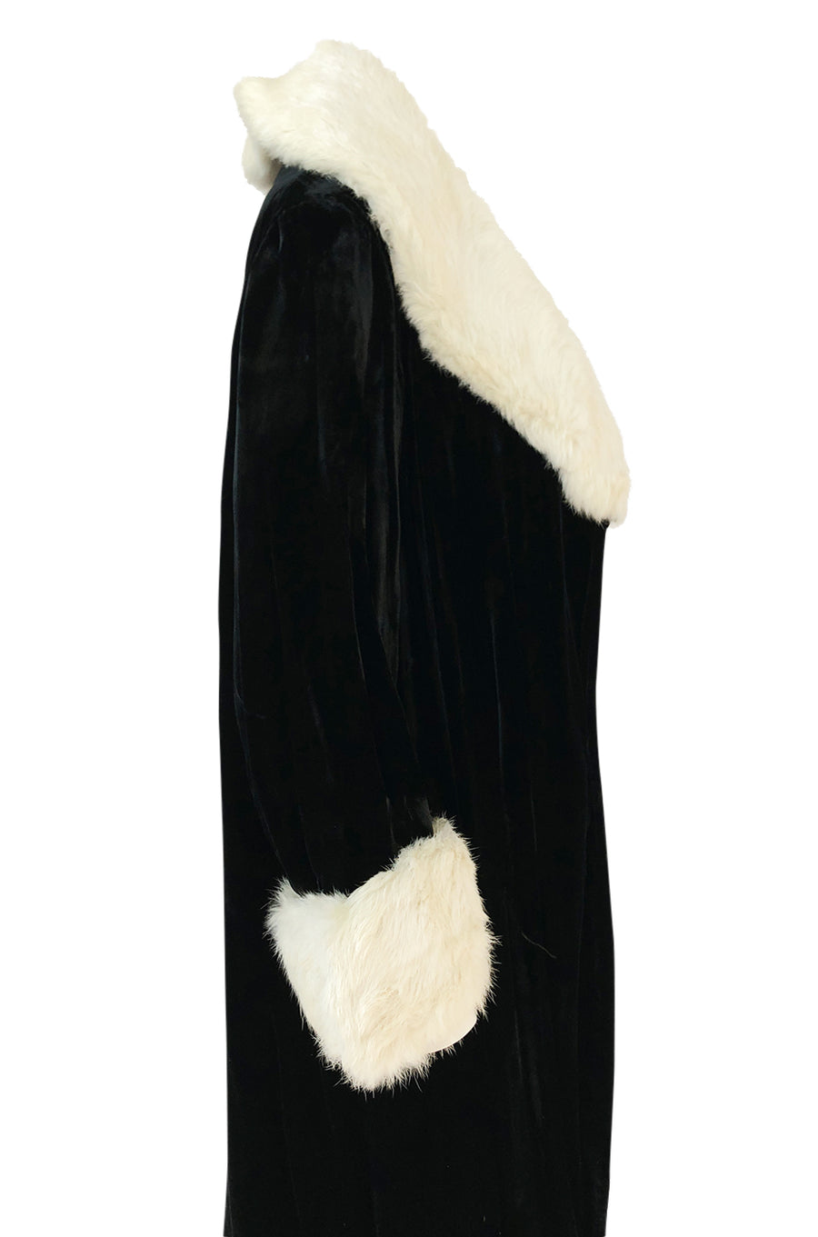 Jw Robinson purchases crushed velvet fur coat