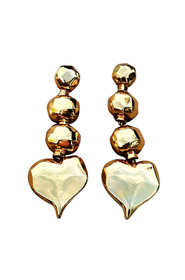 CHRISTIAN LACROIX Gilt Earrings 1990s