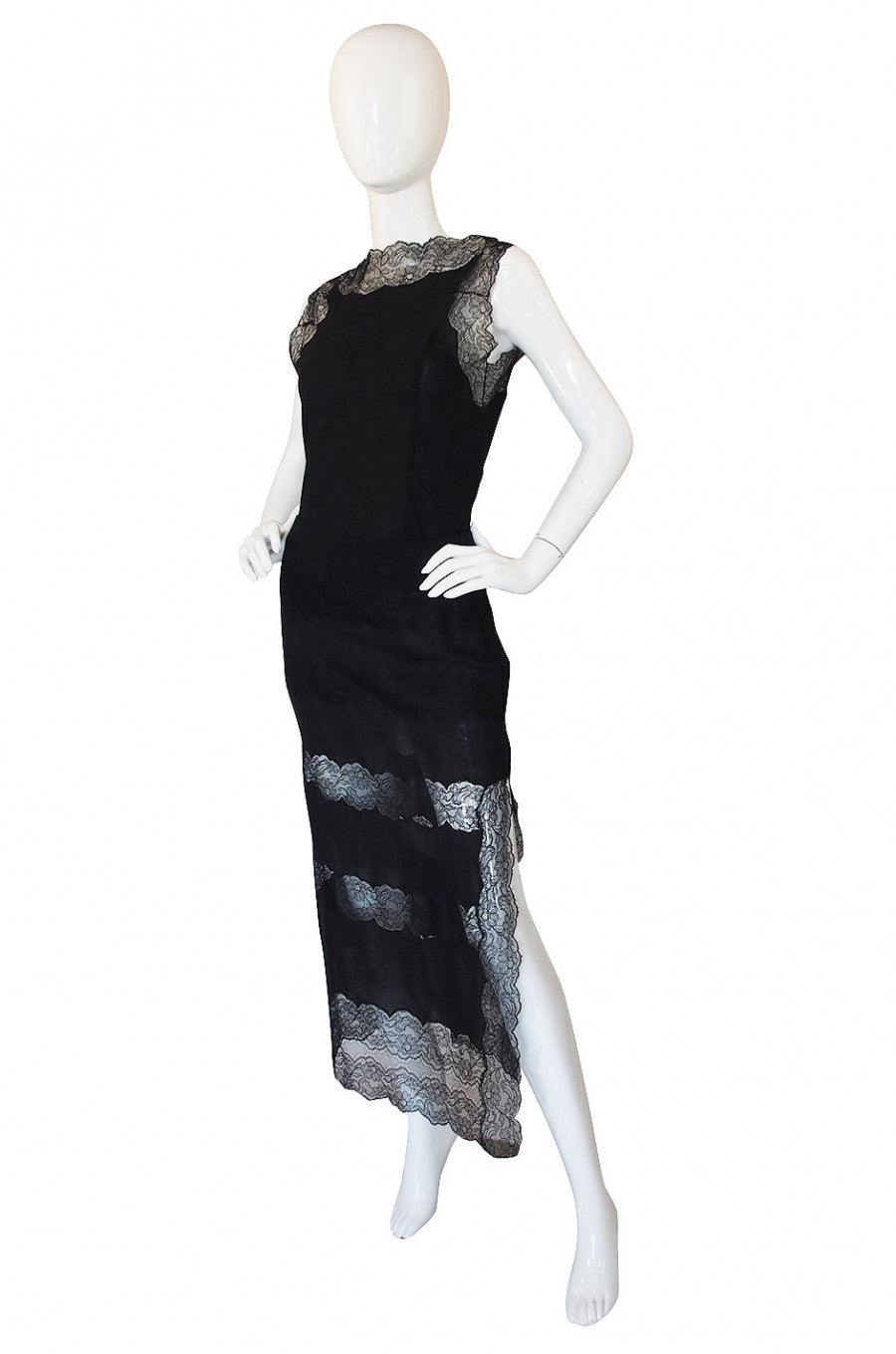 1996 Valentino Silk & Fine Lace Set – Shrimpton Couture