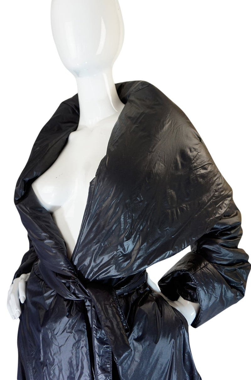 Norma Kamali Hooded Os BF Sleeping Bag - Black / Size Xs/S