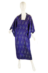 1930s Amazing Azure Blue Silk Kimono – Shrimpton Couture