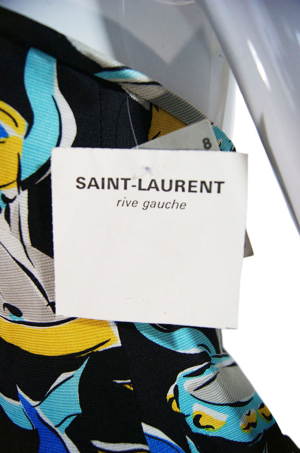 1970s YSL Tagged, Unworn Silk Gown