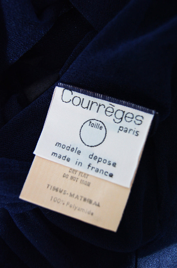 1970s Courreges Mesh Top Org. Packet