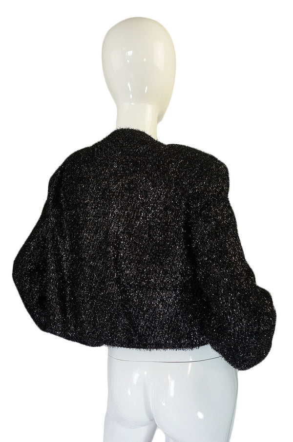 1980s Stephen Sprouse Eyelash Jacket