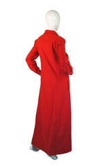 1970s Cashmere Halston Maxi or Coat